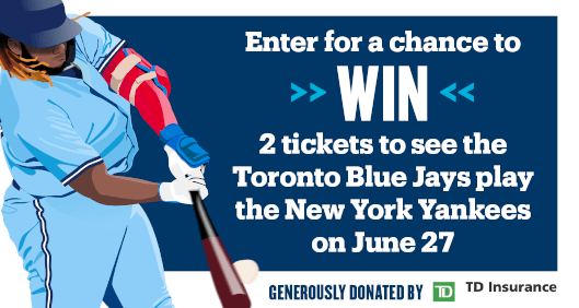 Win a Pair of Blue Jays tickets